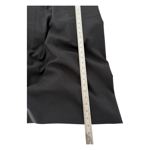 Boss Hugo Boss Womens Cap Sleeve Side Panel Sheath Dress Black Size 12 Office - Picture 14 of 16